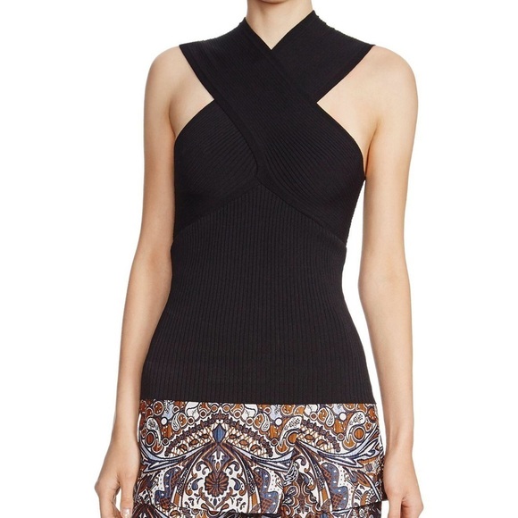 NWT Maje Paris Manhattan Ribbed Sweater Top 3/L - Picture 3 of 8